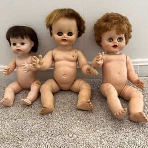 Creepy Vintage Baby Dolls - Bundle of 3